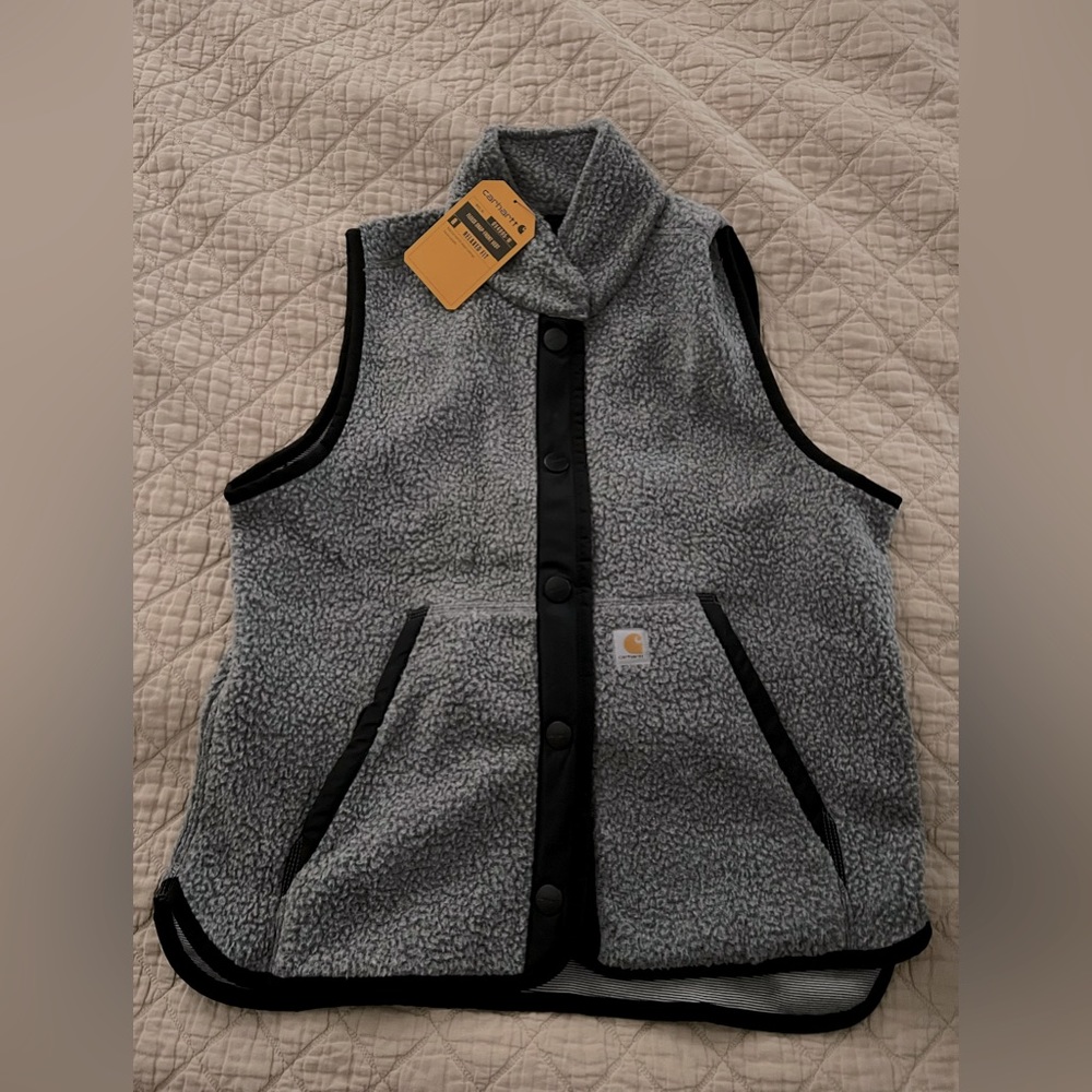 Cargarte Fleece Snap-Front Vest